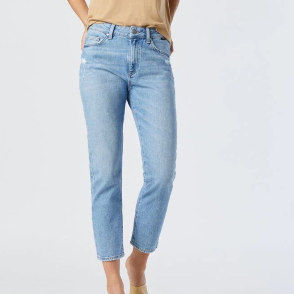 MAVI "Viola" High Rise Slim Straight Leg Jeans, W26/L27